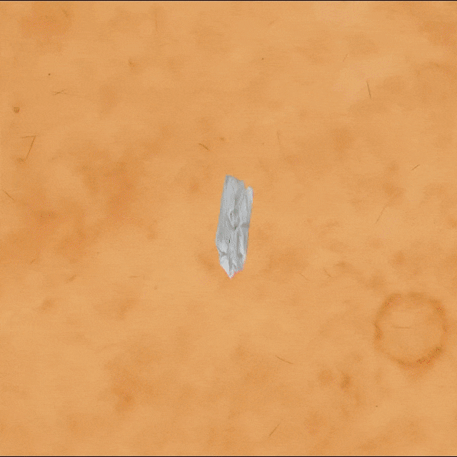 Paper animation of a dog