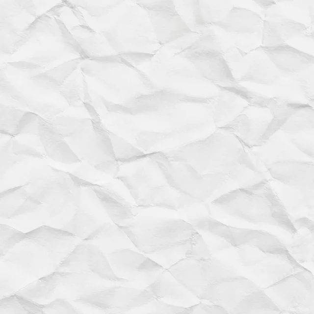 White paper texture with soft crumples White paper texture with broad, soft wrinkles and irregular shallow creases.
