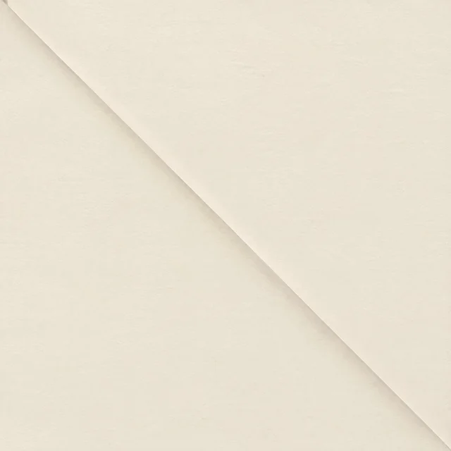 Ivory paper texture with a single diagonal fold running across an otherwise smooth surface.
