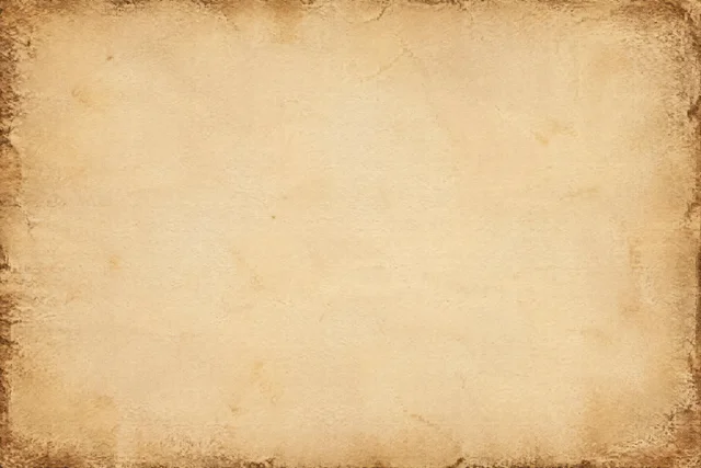 Parchment old paper texture with worn margins Parchment old paper texture with mottled brown margins surrounding a pale center.