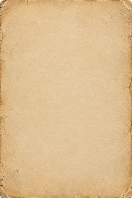 Tan old paper texture with frayed corners and worn, uneven margins around a lighter center.